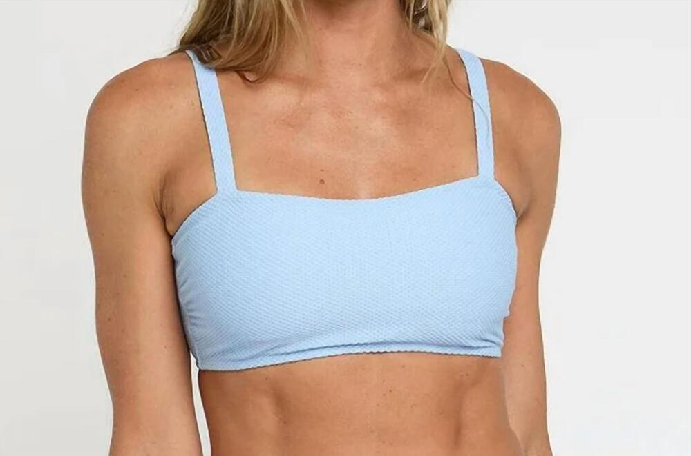 NEW HERMOZA lucia bralette top in powder blue